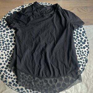 Lululemon black mesh shirt! Size 2